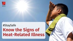 Know the signs of heat-related illness