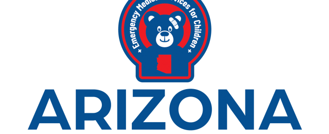 Arizona EMSC State Partnership Program logo featuring the bear with a bandaged left ear.