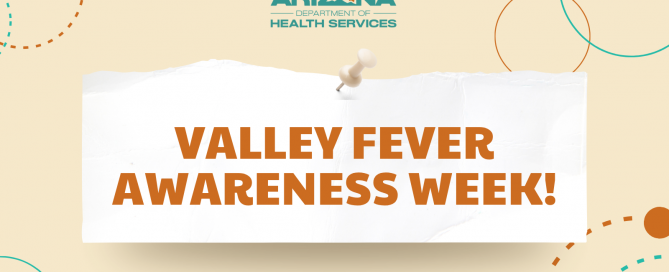 image of torn paper that reads "Valley Fever Awareness Week"